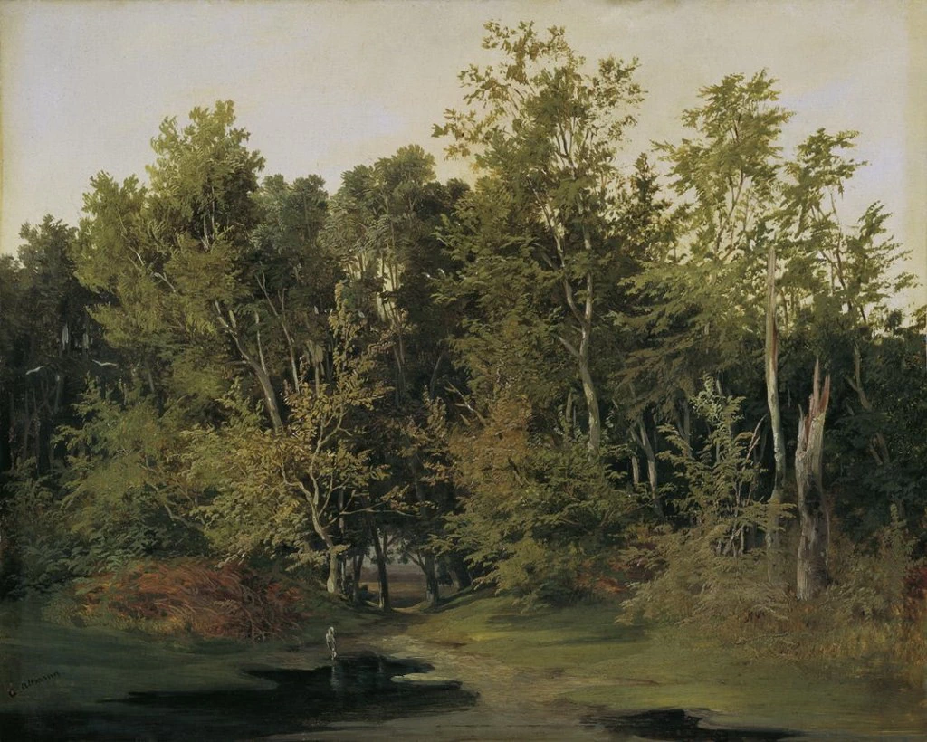 Paesaggio forestale in Bassa Austria - Belvedere, Kunsthandel, Wien, Altamann Anton